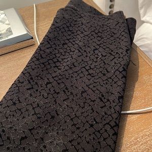 Topshop Velvet-Embossed Leggings